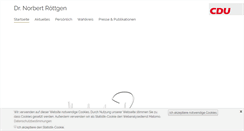 Desktop Screenshot of norbert-roettgen.de